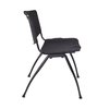 Regency Cain Round Table & Chair Sets, 30 W, 30 L, 29 H, Wood, Metal, Plastic Top, Ash Grey TB30RNDAG47BK